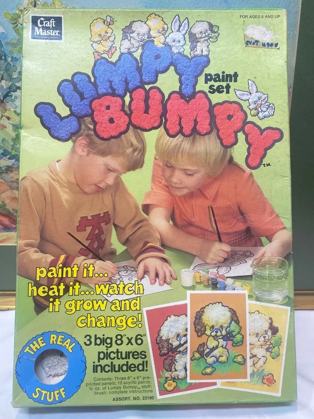 1977 Lumpy Bumpy Paint Set